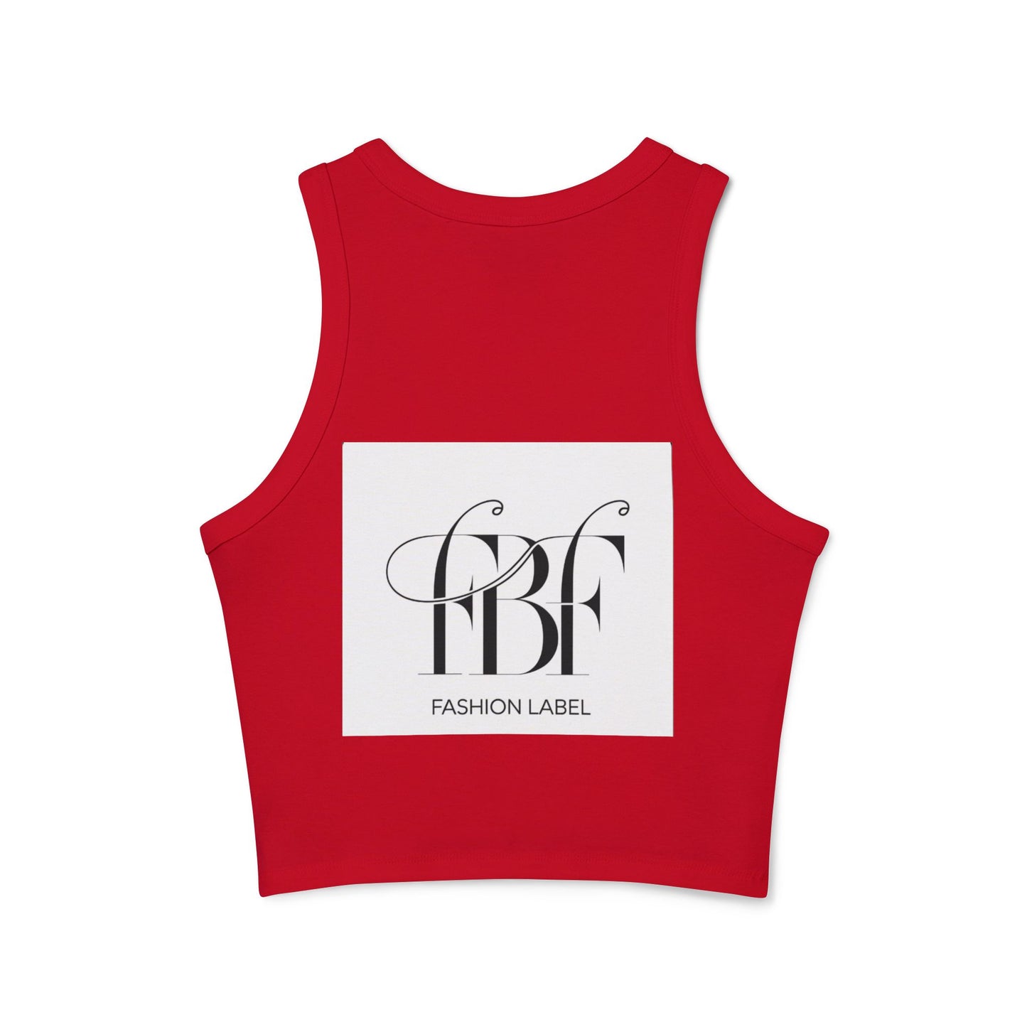 Trendy Women's Racer Tank Top with Neon Design, Summer Casual Top, Fashion Statement Shirt, Gift for Fashion Lovers, Stylish Workout Apparel