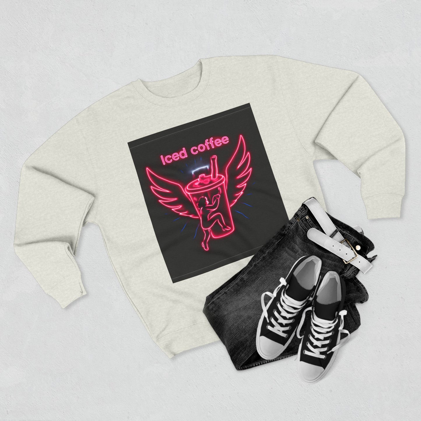 Wings & Coffee Unisex Crewneck Sweatshirt
