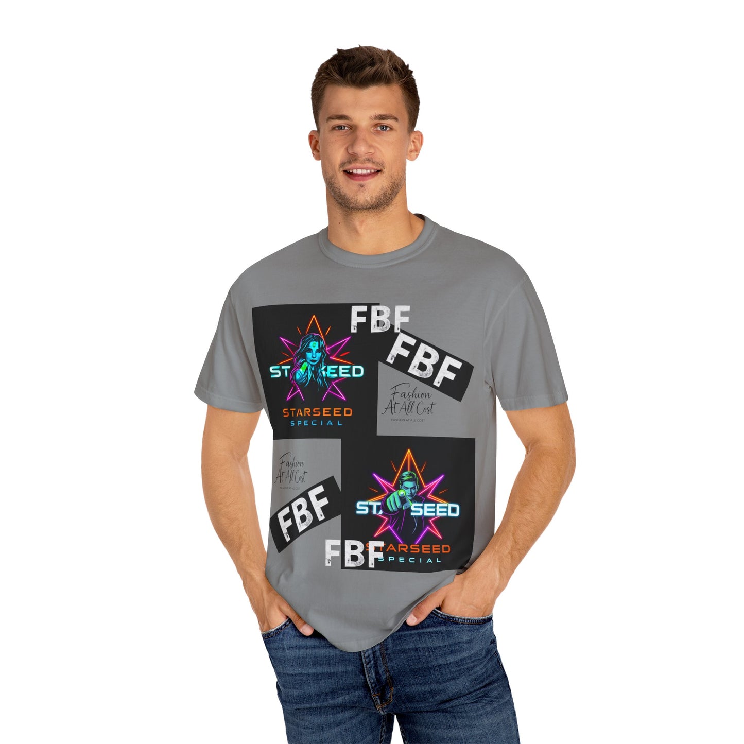 Garment-Dyed T-shirt, Trendy Graphic Tee, Casual Streetwear, Gift for Fashion Lovers, Unisex Style, Everyday Wear