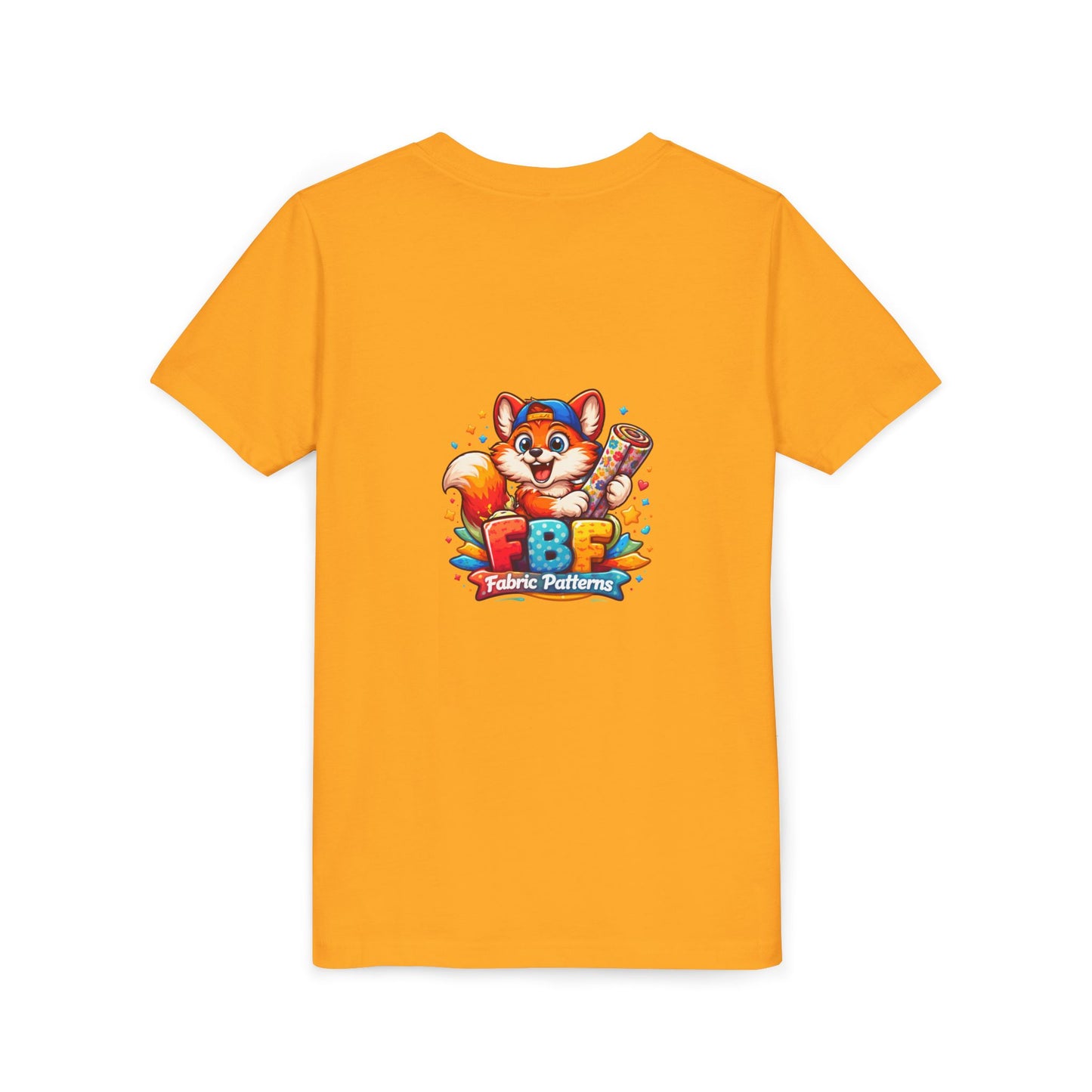 Youth Tee — Colorful Cartoon Fox 'FBF' Logo Kids Shirt