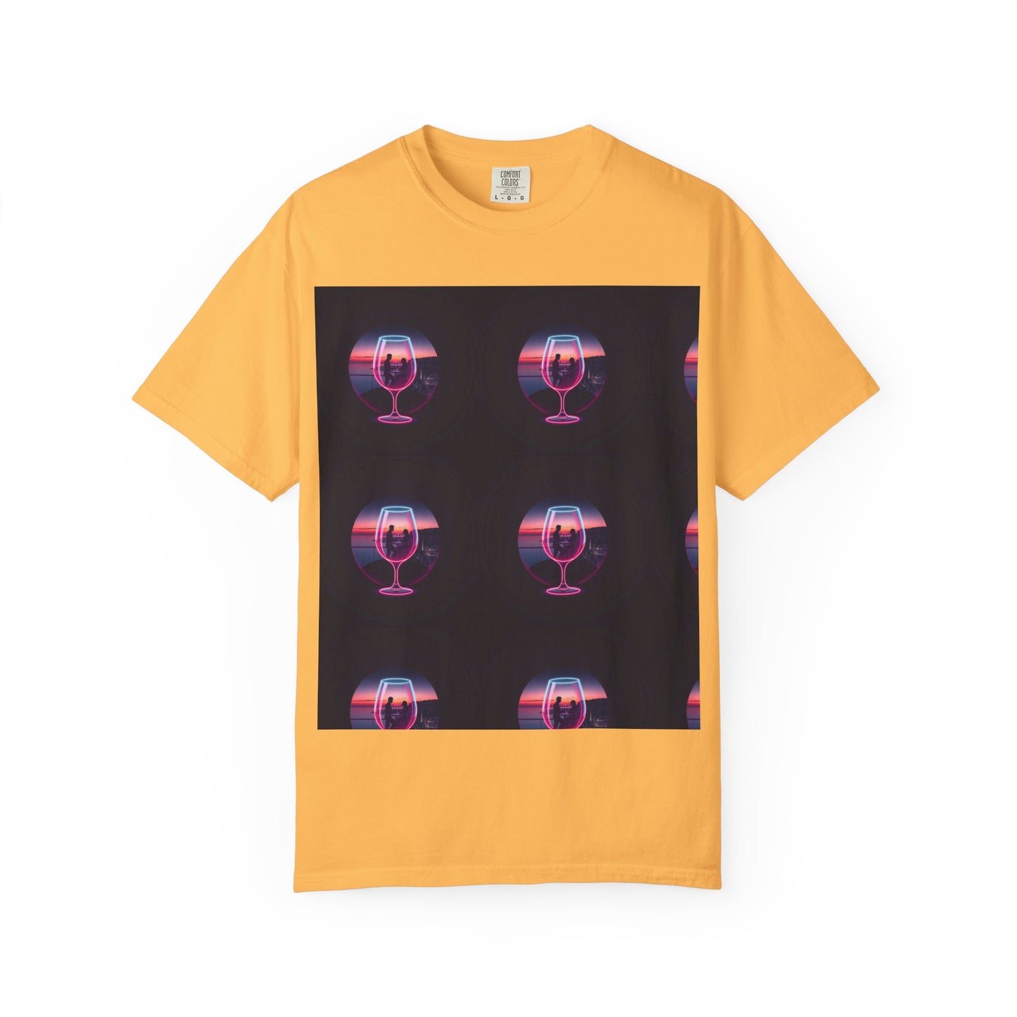 Retro Sunset Glasses T-Shirt, Unisex Garment-Dyed Tee for Casual Wear, Vintage Aesthetic Shirt, Gift for Friends, Summer Vibes Tee, [...]