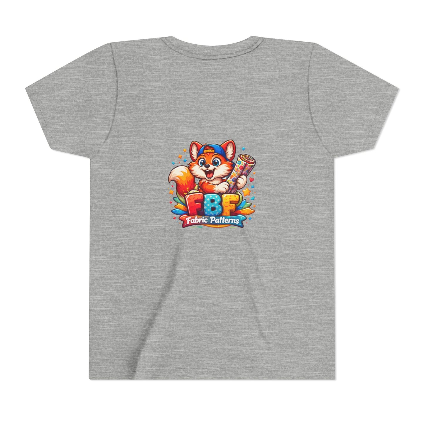 Youth Tee — Colorful Cartoon Fox 'FBF' Logo Kids Shirt