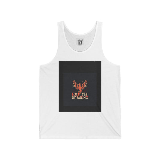 Unisex Inspirational Tank Top - Faith by Failing, Revenge, Motivational Wear, Summer Apparel, Casual Tanks, Gift for Him/Her