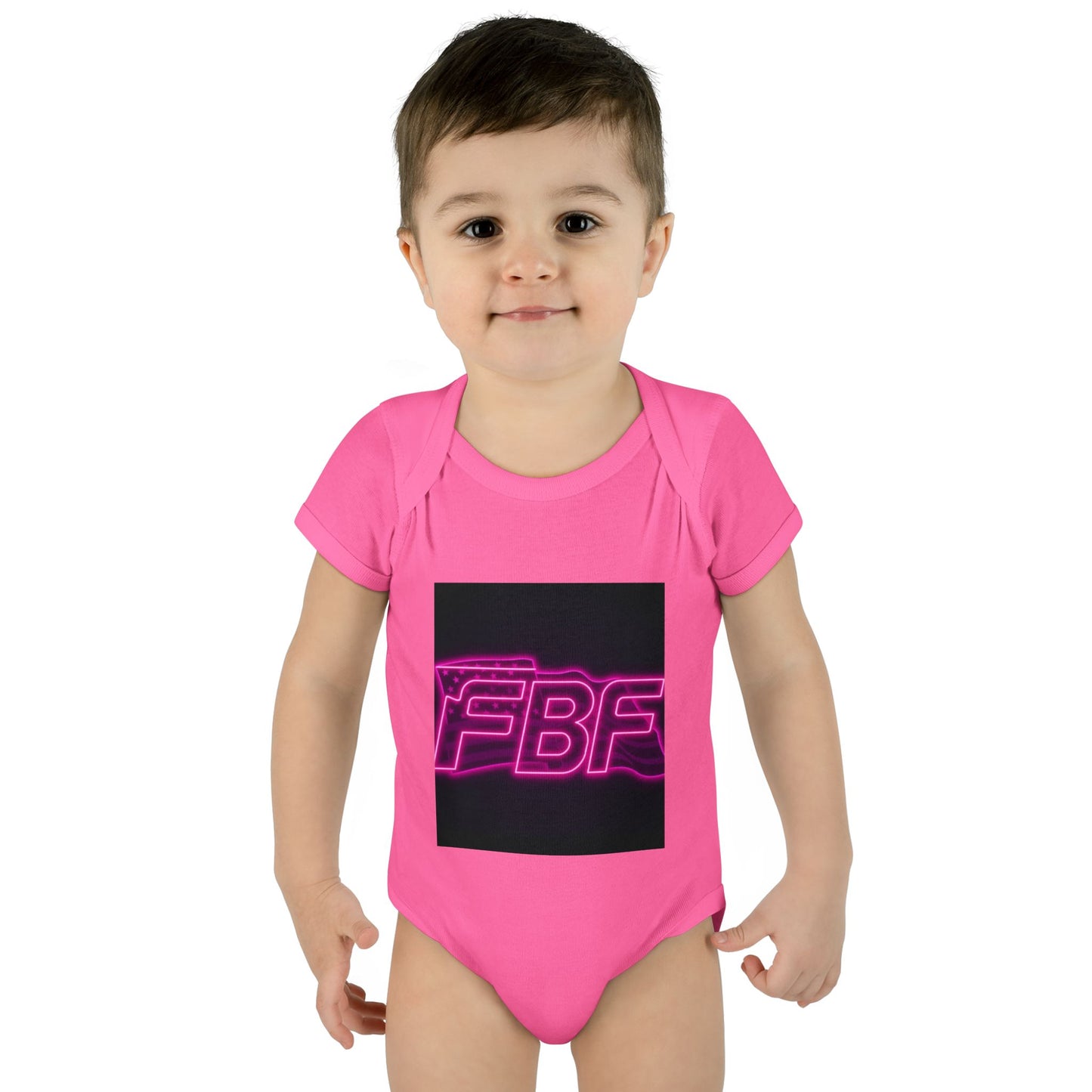 Neon Baby Bodysuit for Trendy Infants, Cool Graphic Onesie, Unique Baby Gift, Personalized Baby Outfit, Modern Infant Apparel