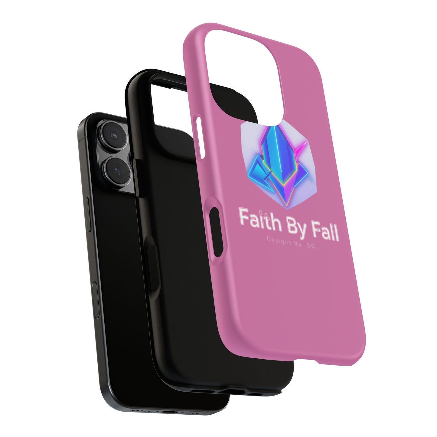 Vibrant Phone Case with Motivational Design - Faith By Fall, Colorful Phone Cover, Customizable Mobile Accessory, Unique Gift Idea, [...]