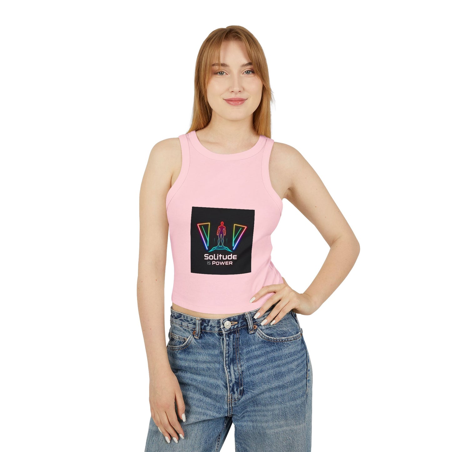 Women's Micro Rib Racer Tank Top