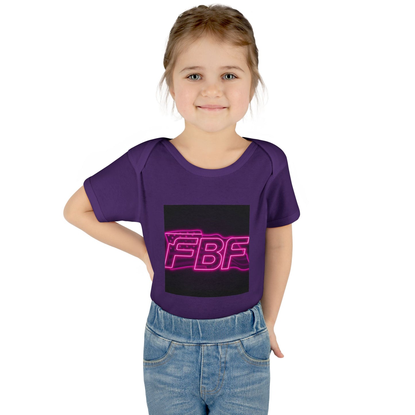 Neon Baby Bodysuit for Trendy Infants, Cool Graphic Onesie, Unique Baby Gift, Personalized Baby Outfit, Modern Infant Apparel
