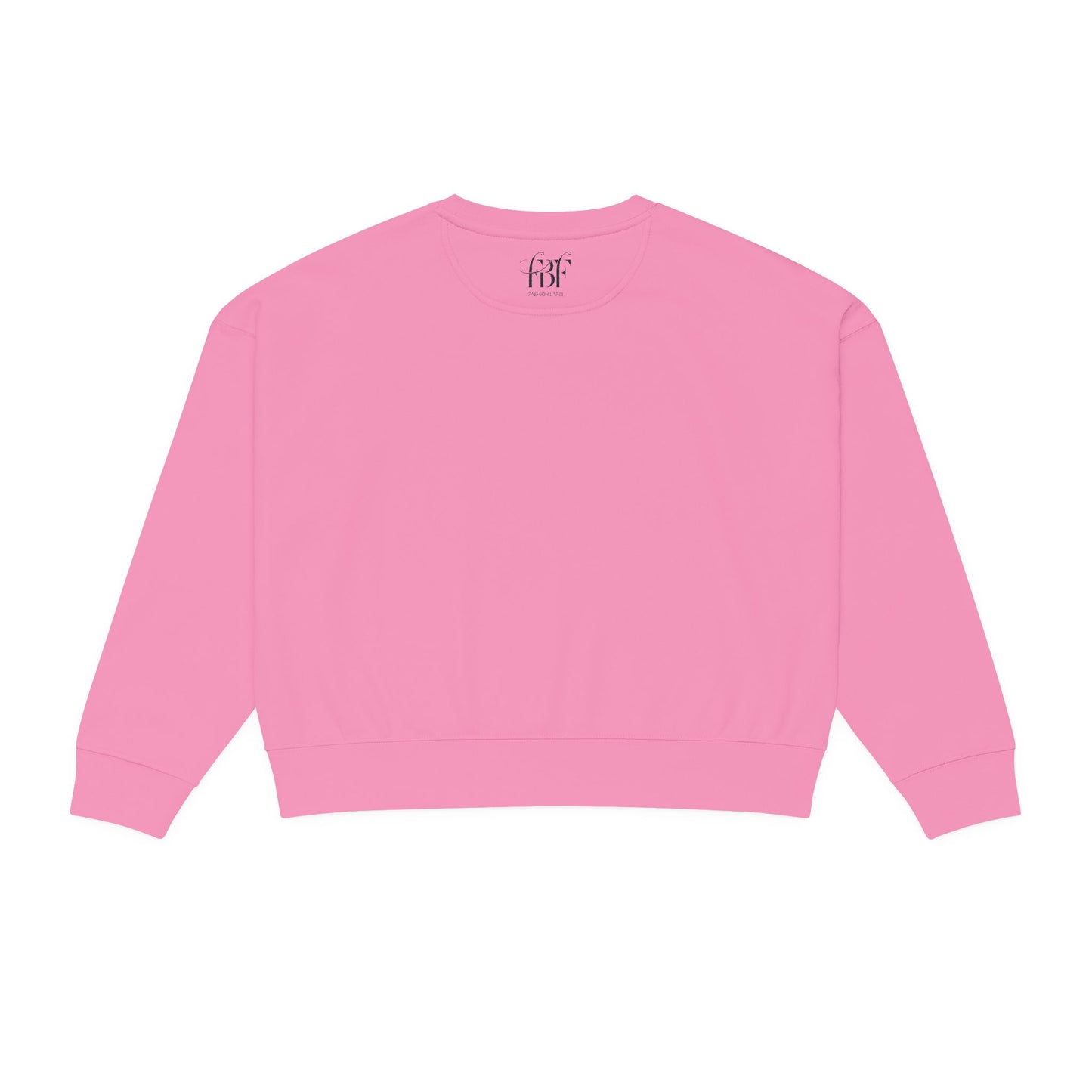 Alma Organic Crewneck Sweatshirt — Neon Retro Mountains Graphic