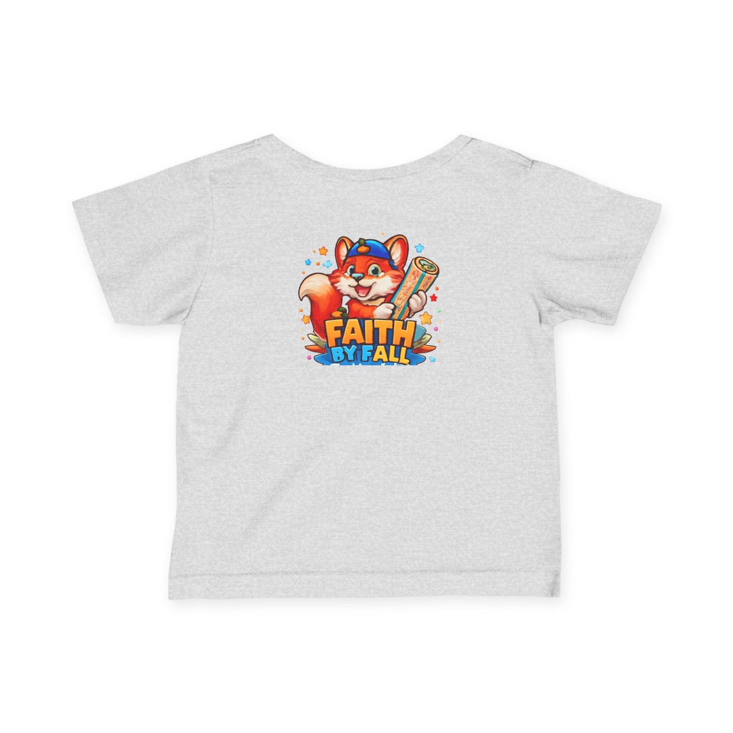 Infant Tee — Cute Fox "Faith Fox" Graphic Baby Shirt