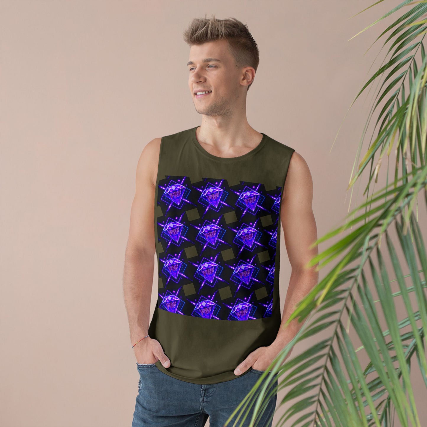 Unisex Graphic Tank Top, Trendy Summer Wear, Perfect for Festivals, Casual Outings, Vibrant Pattern Top, Comfortable Everyday Style