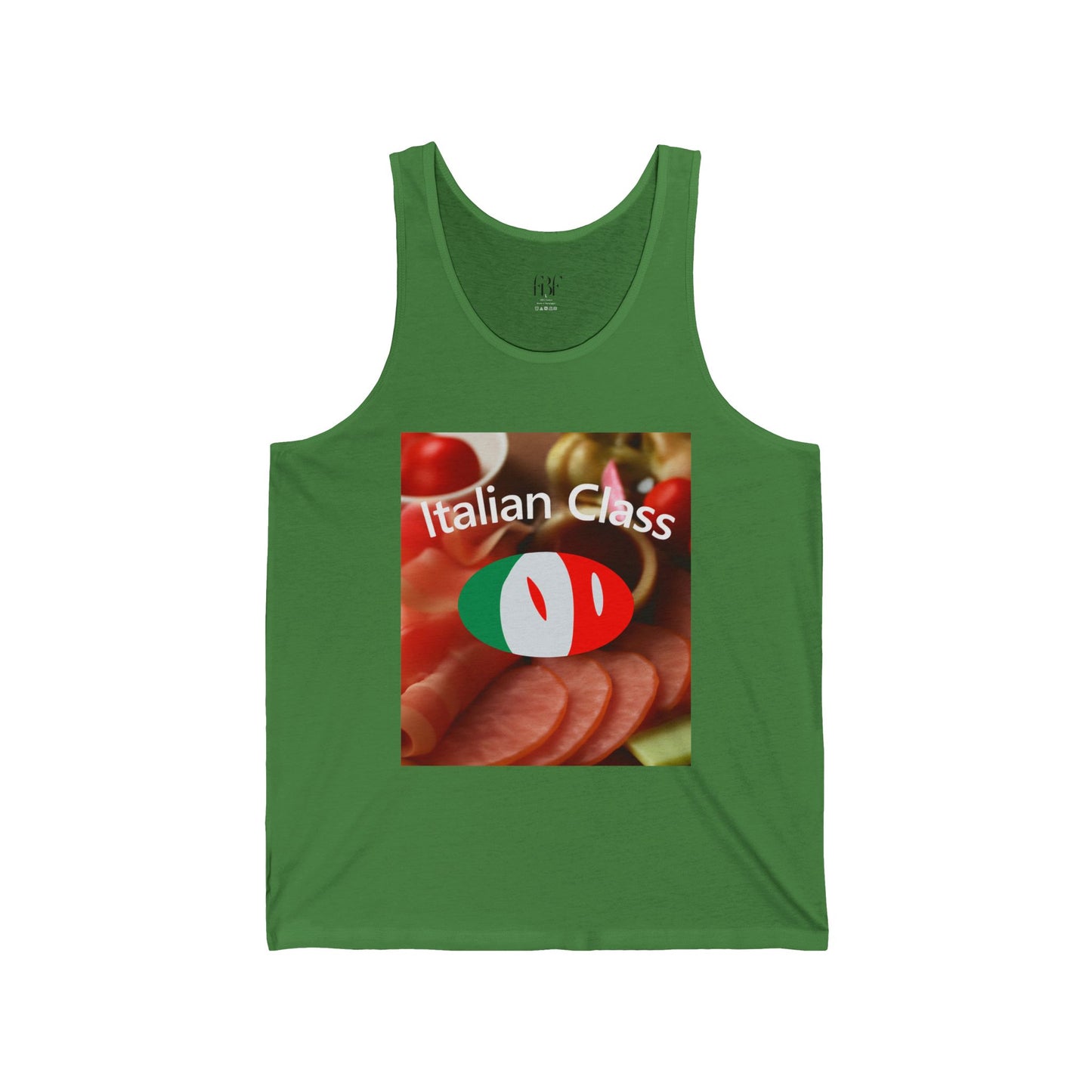 Italian Class Unisex Tank Top, Fun Culinary Shirt, Perfect for Food Lovers, Summer Events, Cooking Classes, BBQ Parties