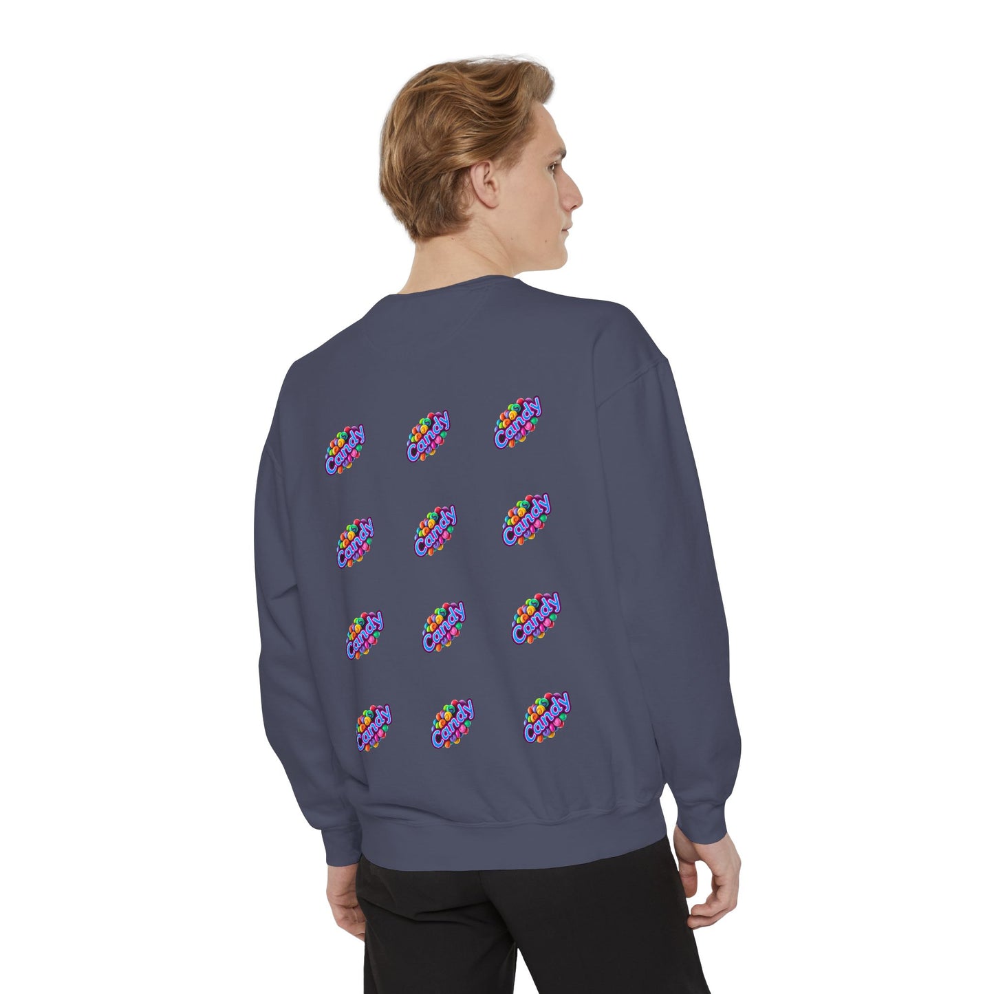 Candy-Themed Unisex Garment-Dyed Sweatshirt - Nostalgic Apparel for Sweet Lovers, Cozy Casual Wear, Gift for Candy Lovers, Colorful [...]