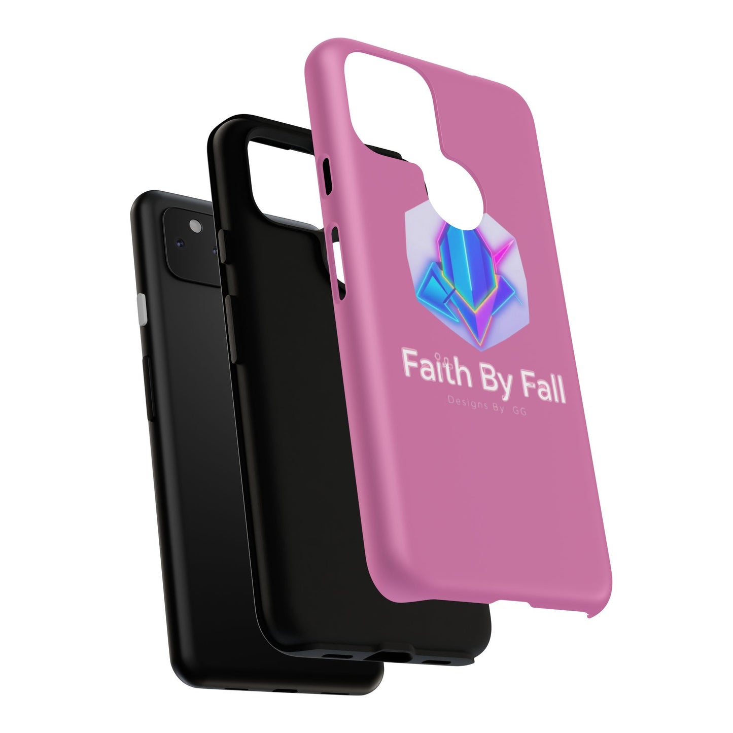 Vibrant Phone Case with Motivational Design - Faith By Fall, Colorful Phone Cover, Customizable Mobile Accessory, Unique Gift Idea, [...]