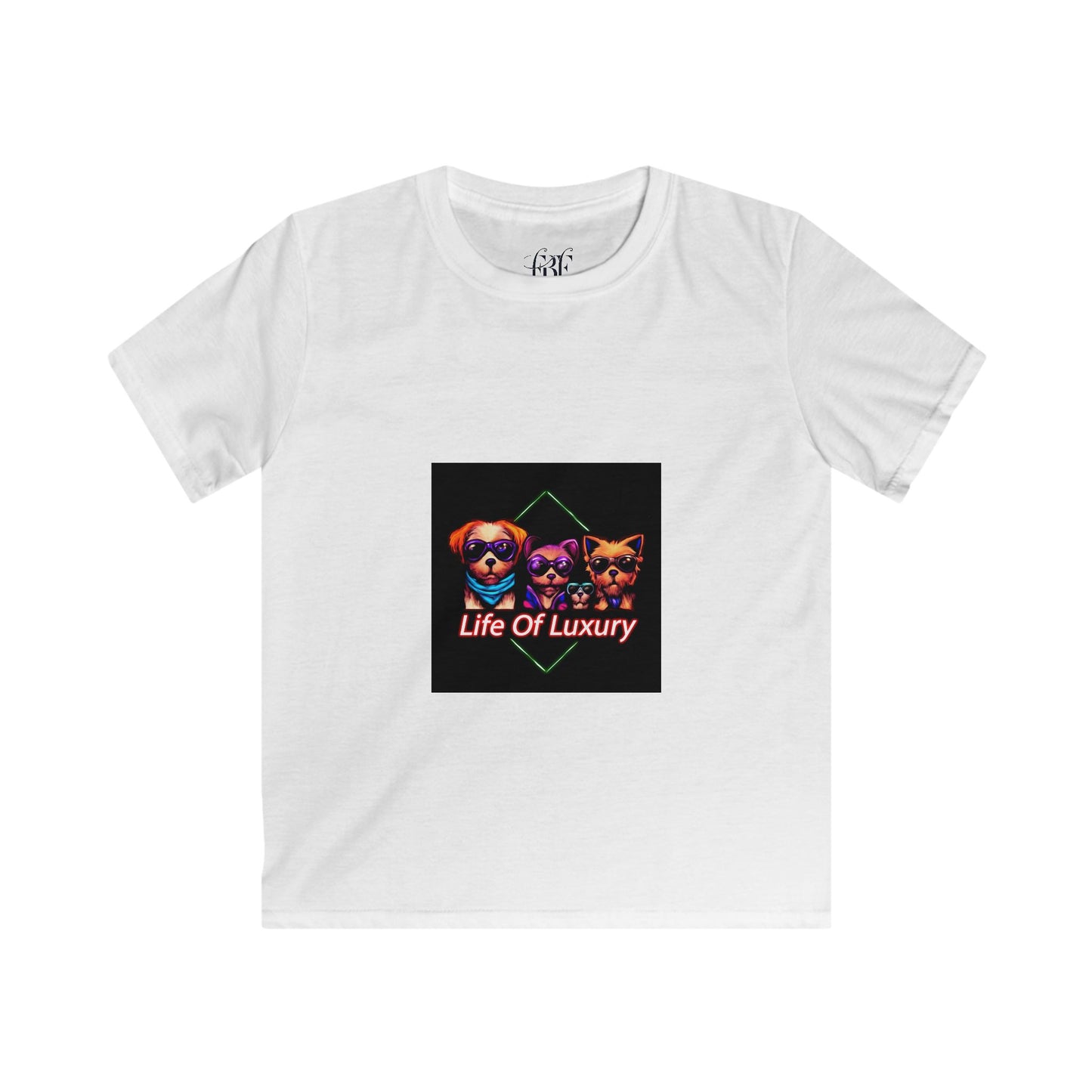 Kids Luxury Life Tee, Fun Tee for Children, Luxury Pet Design Tee, Gift for Pet Lovers, Cute Kids Clothing