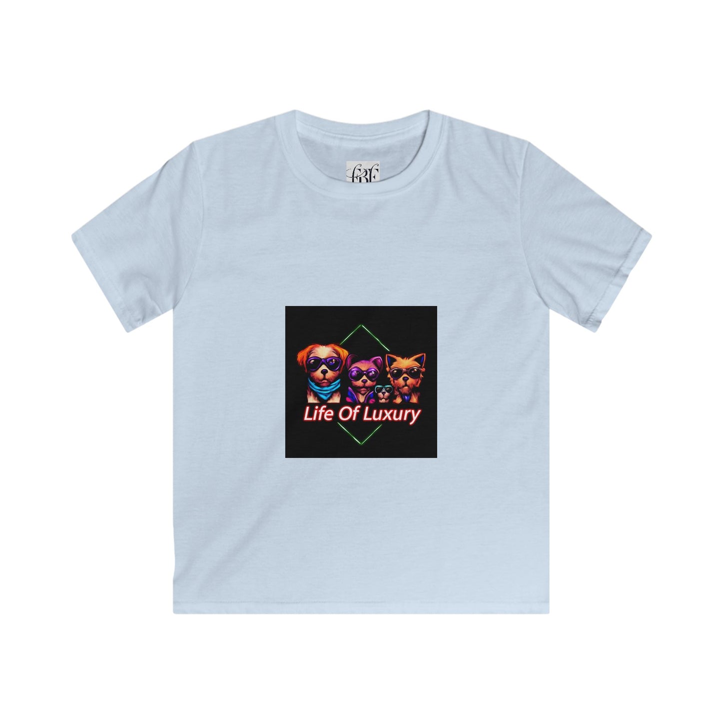Kids Luxury Life Tee, Fun Tee for Children, Luxury Pet Design Tee, Gift for Pet Lovers, Cute Kids Clothing