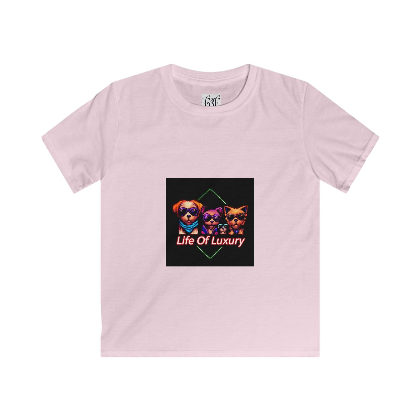 Kids Luxury Life Tee, Fun Tee for Children, Luxury Pet Design Tee, Gift for Pet Lovers, Cute Kids Clothing