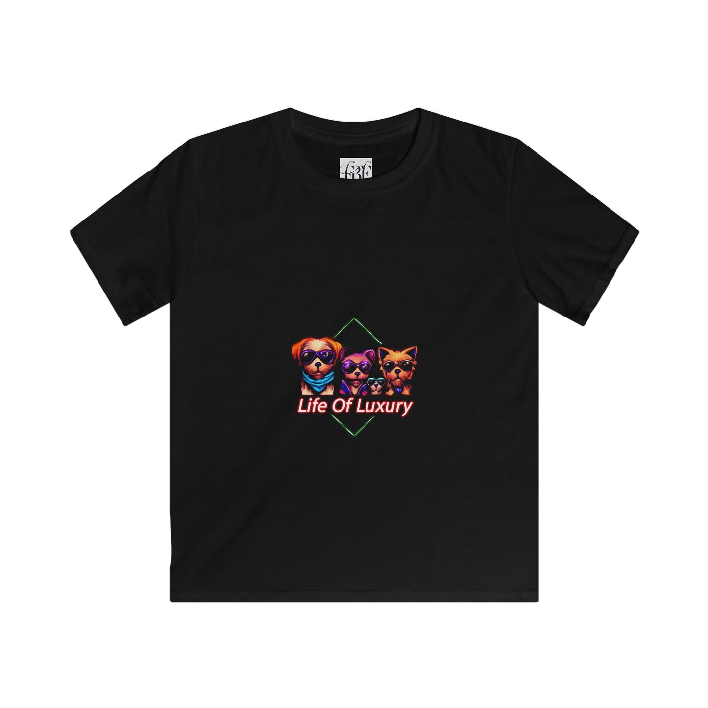 Kids Luxury Life Tee, Fun Tee for Children, Luxury Pet Design Tee, Gift for Pet Lovers, Cute Kids Clothing