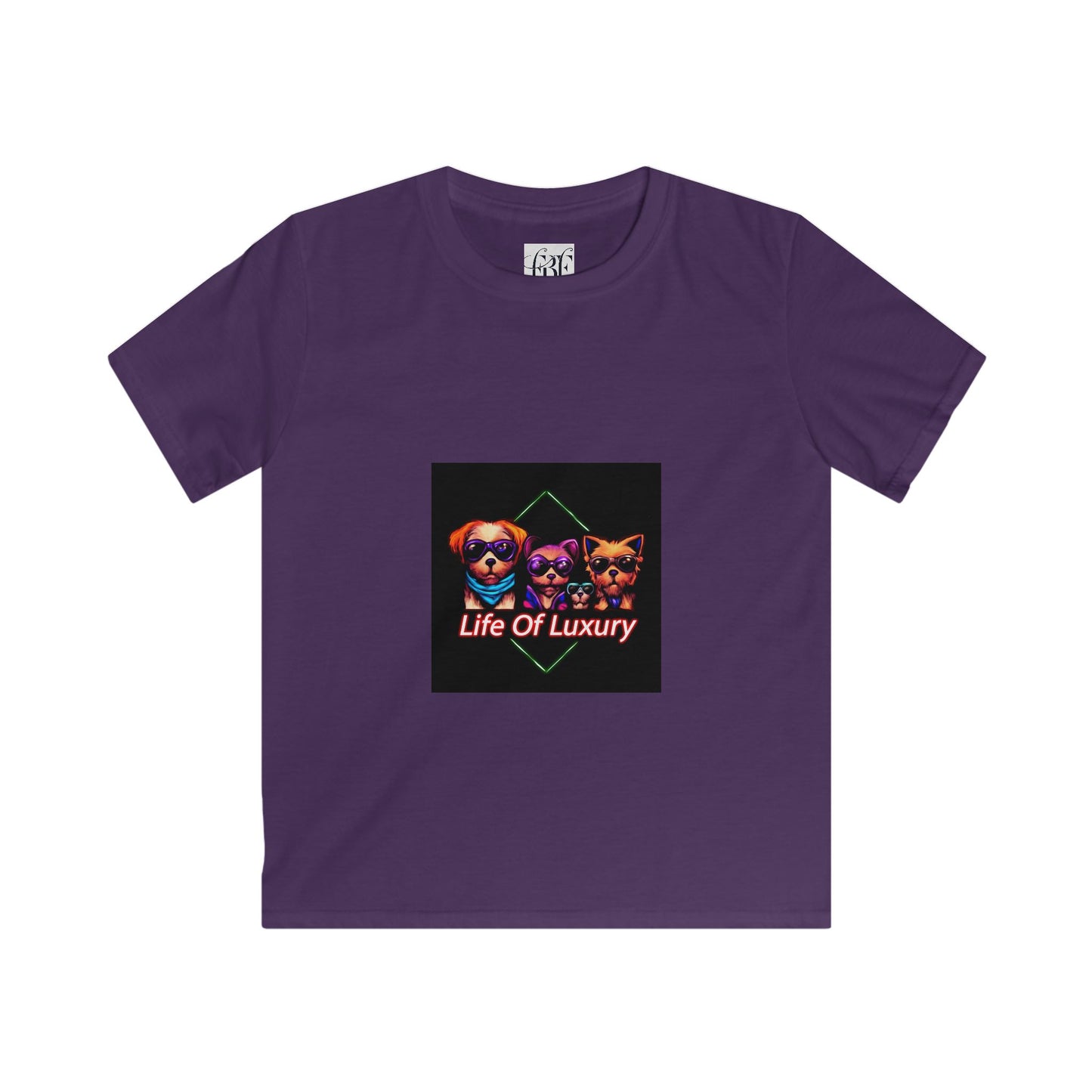 Kids Luxury Life Tee, Fun Tee for Children, Luxury Pet Design Tee, Gift for Pet Lovers, Cute Kids Clothing