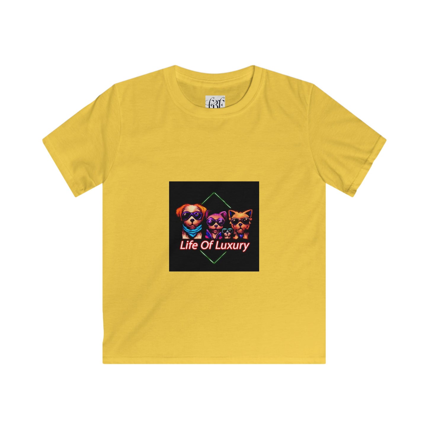 Kids Luxury Life Tee, Fun Tee for Children, Luxury Pet Design Tee, Gift for Pet Lovers, Cute Kids Clothing