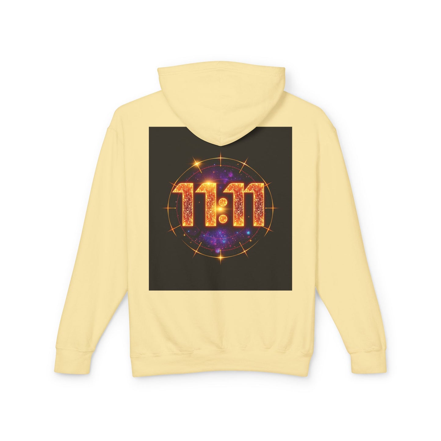 Glow-in-the-Dark Unisex Hoodie - Perfect for Magical Moments, Meditation, Gift for Dreamers, 11:11 Celebration, Trendy Fall Fashion