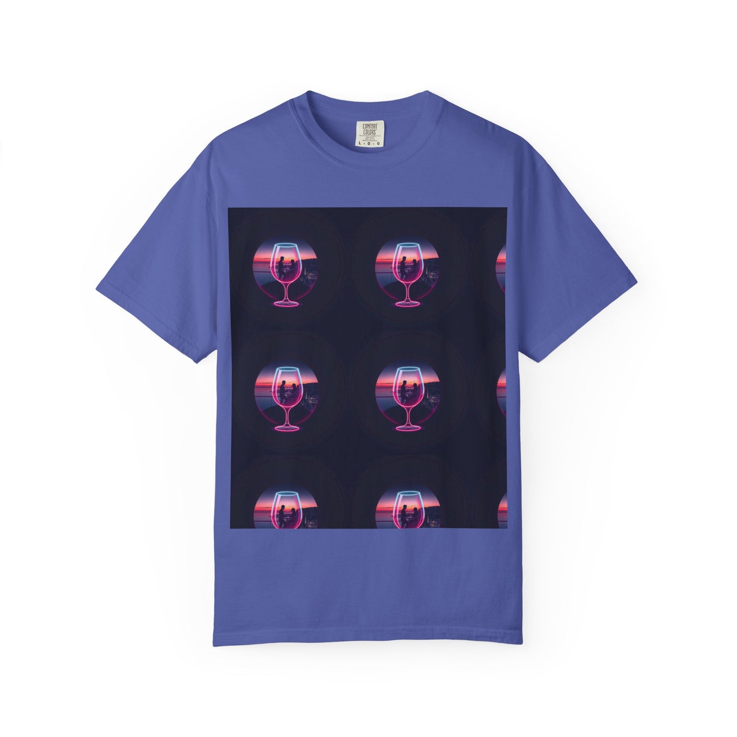 Retro Sunset Glasses T-Shirt, Unisex Garment-Dyed Tee for Casual Wear, Vintage Aesthetic Shirt, Gift for Friends, Summer Vibes Tee, [...]
