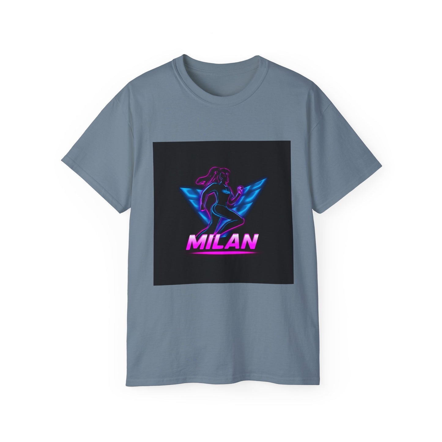 Milan Graphic Tee, Unisex Ultra Cotton T-Shirt, Retro Sportswear, Casual Streetwear, Birthday Gift, Unique Fashion Statement