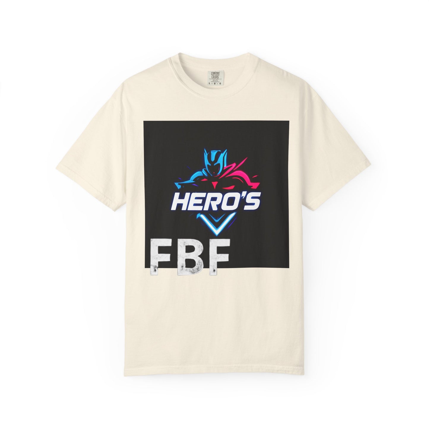 Hero's Unisex Garment-Dyed T-shirt, Casual Tee, Perfect for Gifting, Comic Fans, Hero Celebrations, Graphic Tee, Everyday Wear