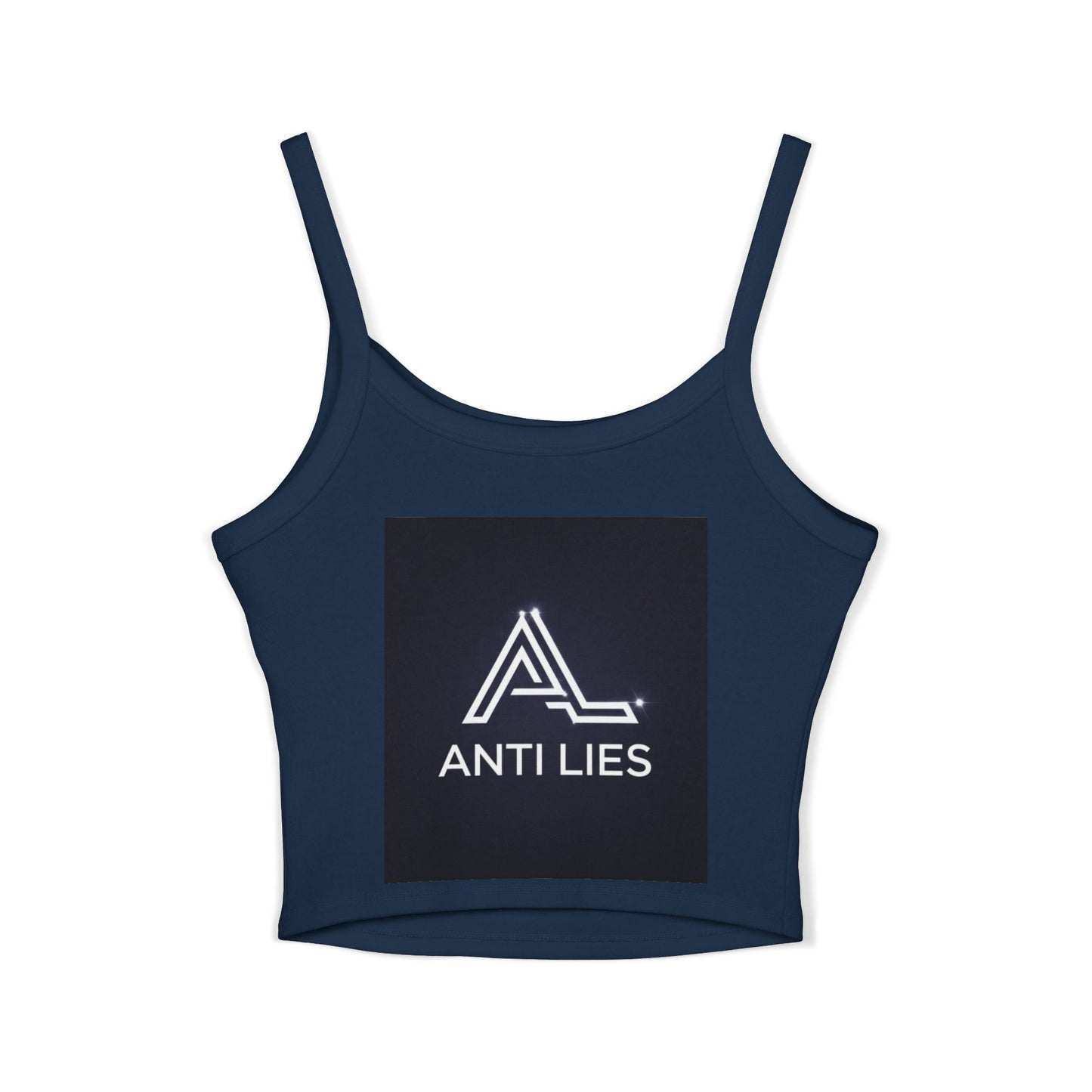 Empowering Women’s Spaghetti Strap Tank Top - 'Enough With The Lies' & 'Anti Lies' Designs