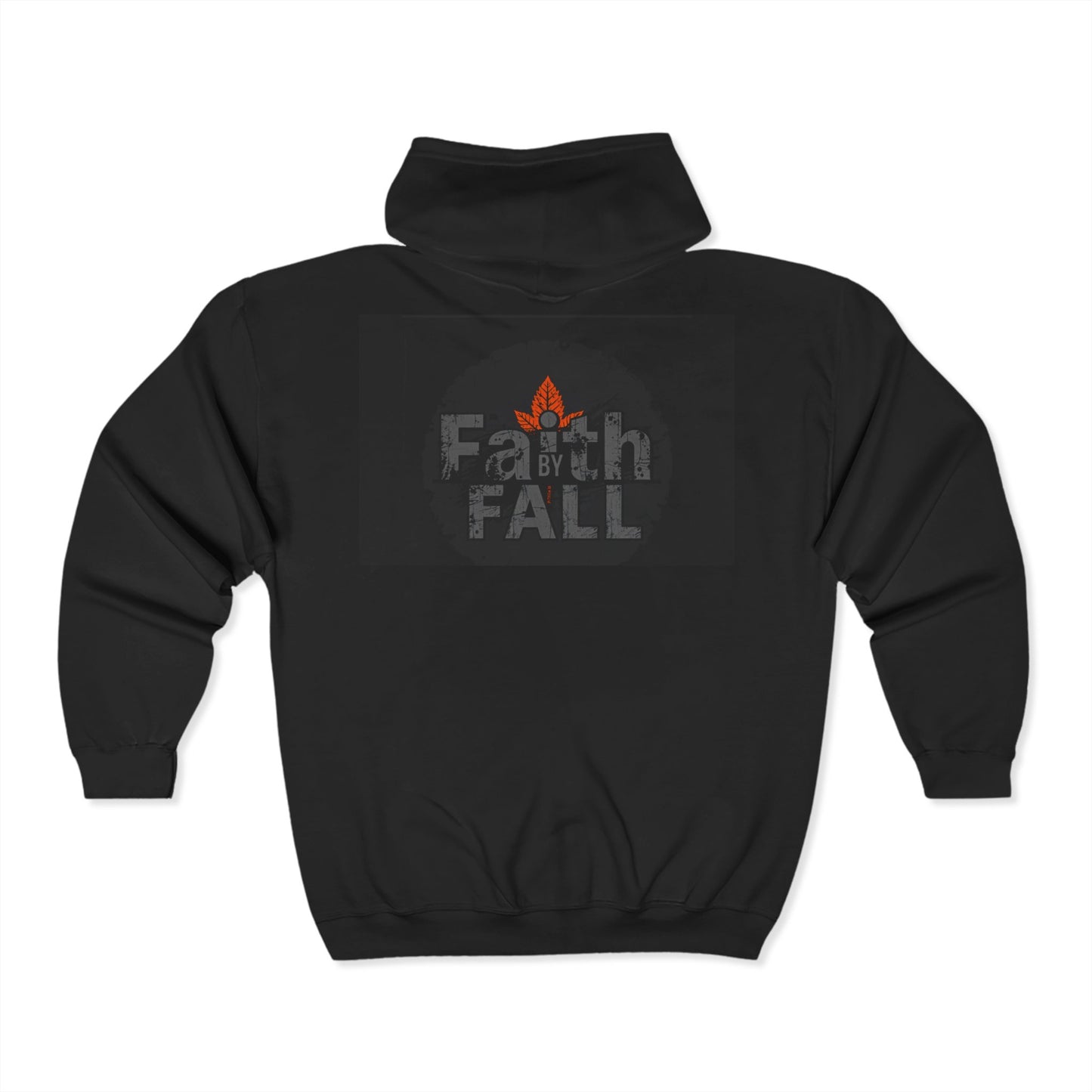 Faith Fall Hoodie, Unisex Zip Sweatshirt, Cozy Fall Apparel, Faith-Inspired Gift, Autumn Fashion, Comfortable Everyday Wear