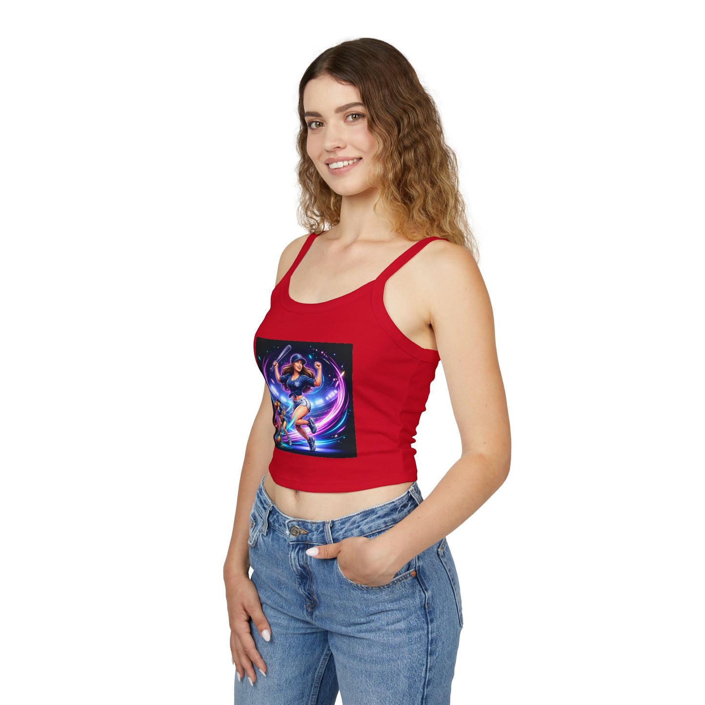 Yankees sweep Women's Spaghetti Strap Tank Top
