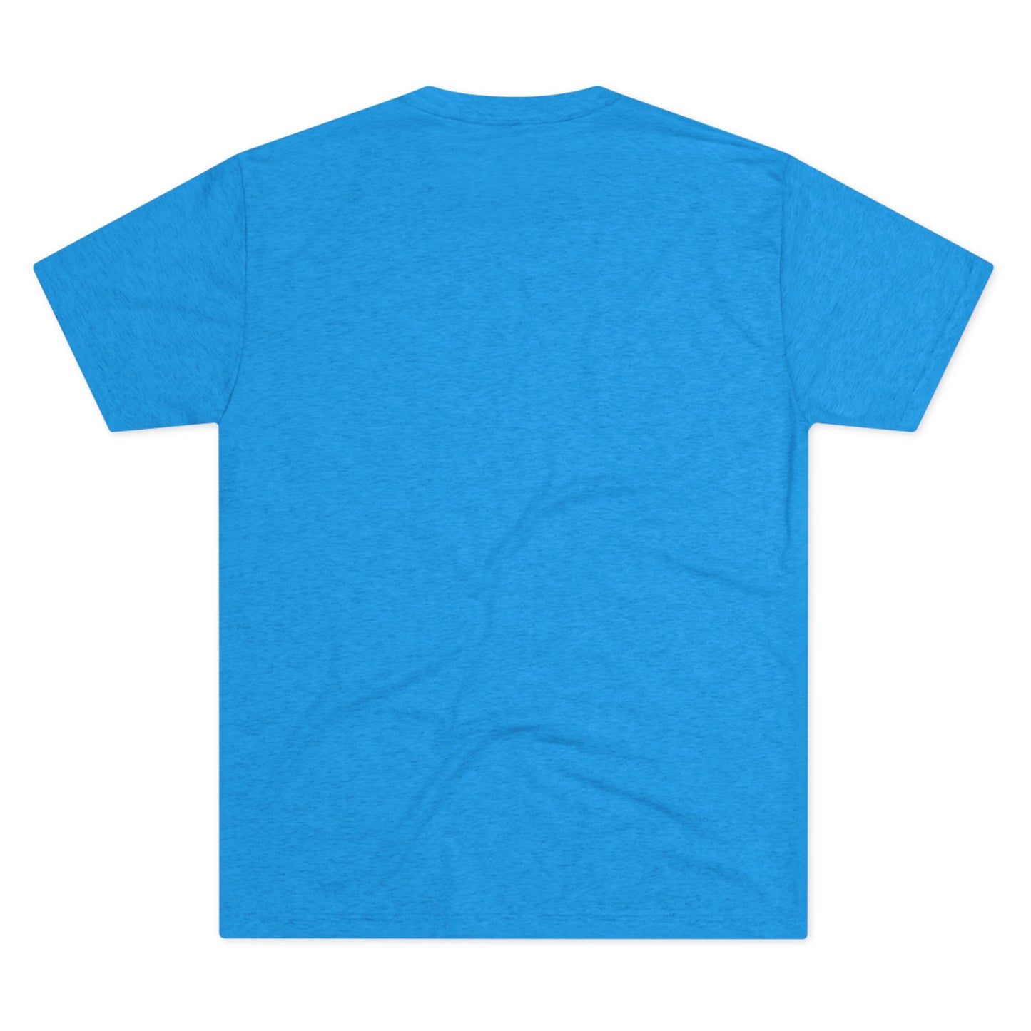 Fitness Motivation Tri-Blend Crew Tee - Vibrant Push-Up Design