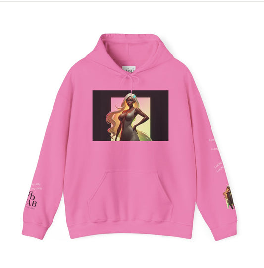 Lucky Lady Unisex Hooded Sweatshirt - Stylish Streetwear for Confident Women