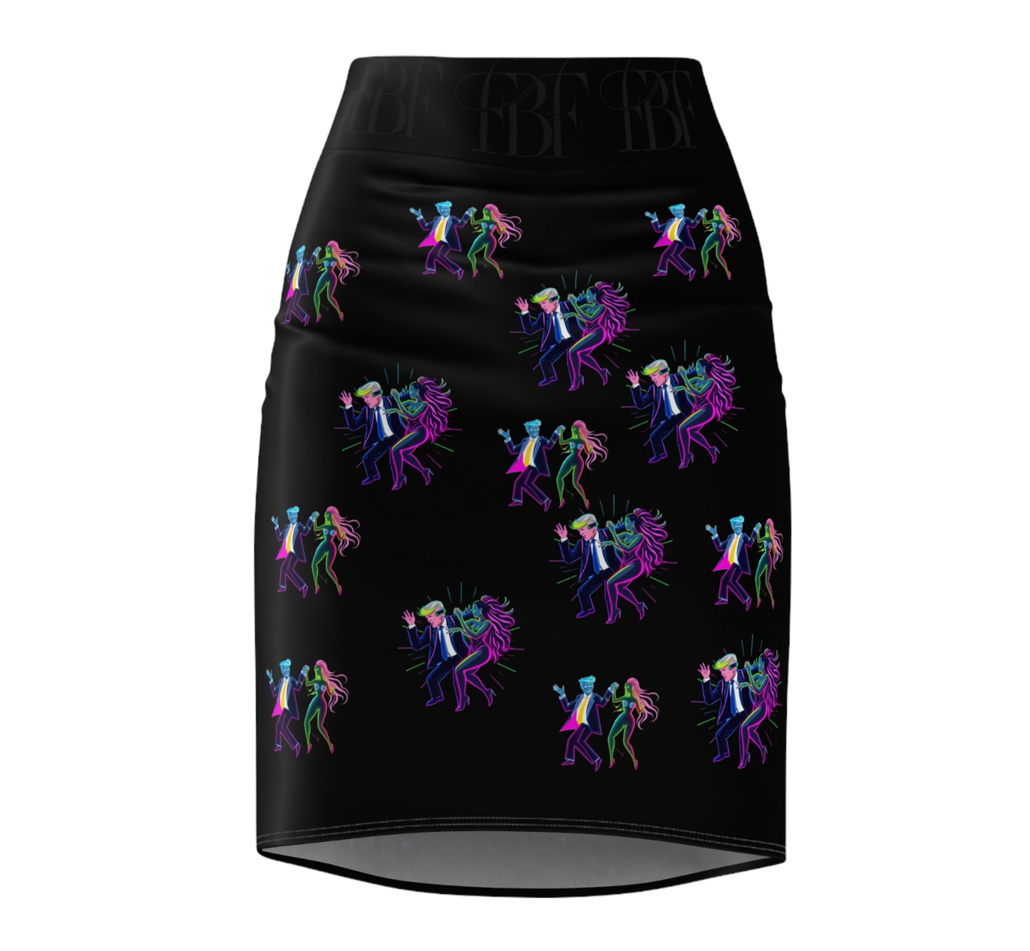 Stylish Dance-Themed Women's Pencil Skirt, Trendy Skirt for Parties, Night Out, Dance Lovers, Gift for Her, Unique Fashion Statement