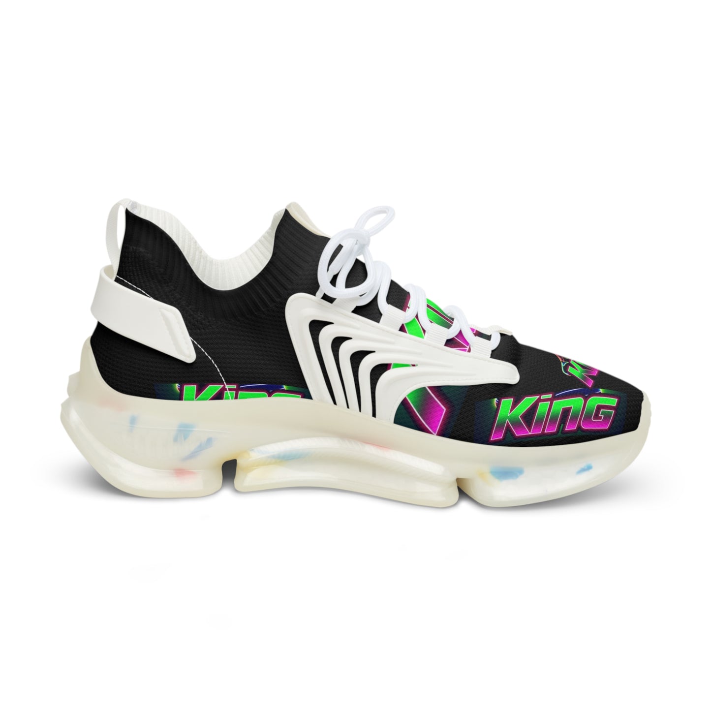 Men's Urban Graphic Sneakers, Trendy Athletic Footwear, Colorful Mesh Sports Shoes, Street Style Trainers, Comfortable Casual Sneakers