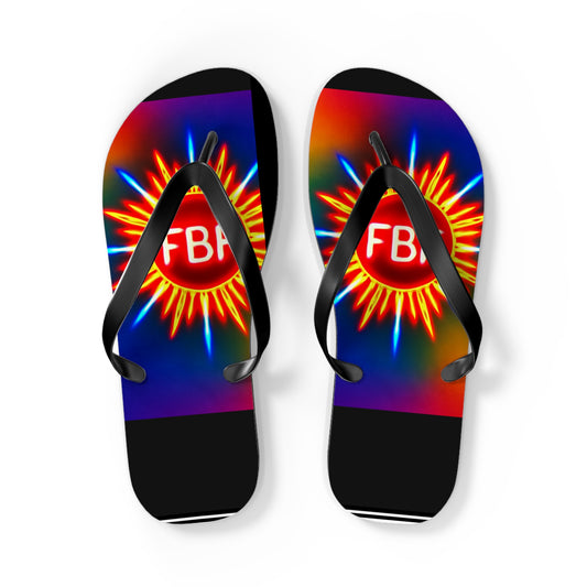Vibrant Summer Flip Flops, Beach Sandals, Colorful Footwear, Pool Party Essentials, Vacation Accessories, Fun Outdoor Gear, FBR Design