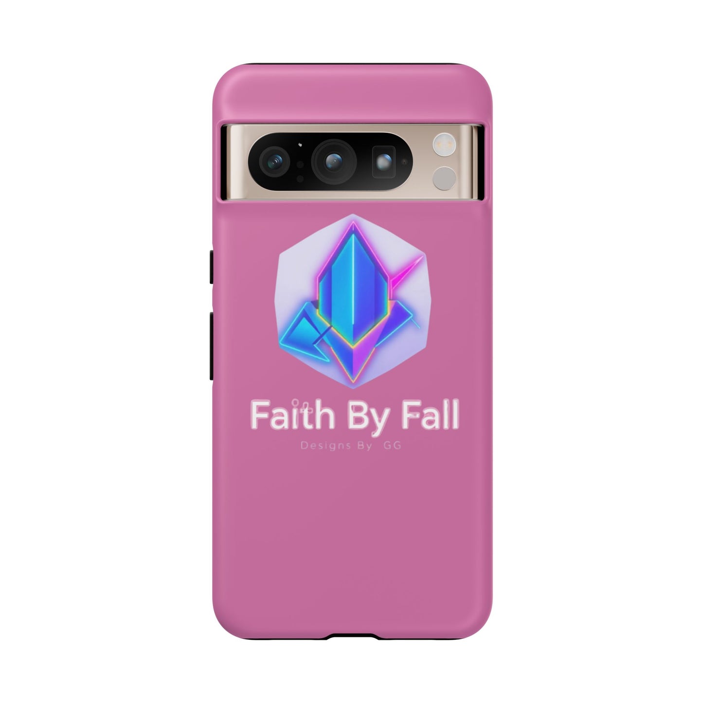 Vibrant Phone Case with Motivational Design - Faith By Fall, Colorful Phone Cover, Customizable Mobile Accessory, Unique Gift Idea, [...]
