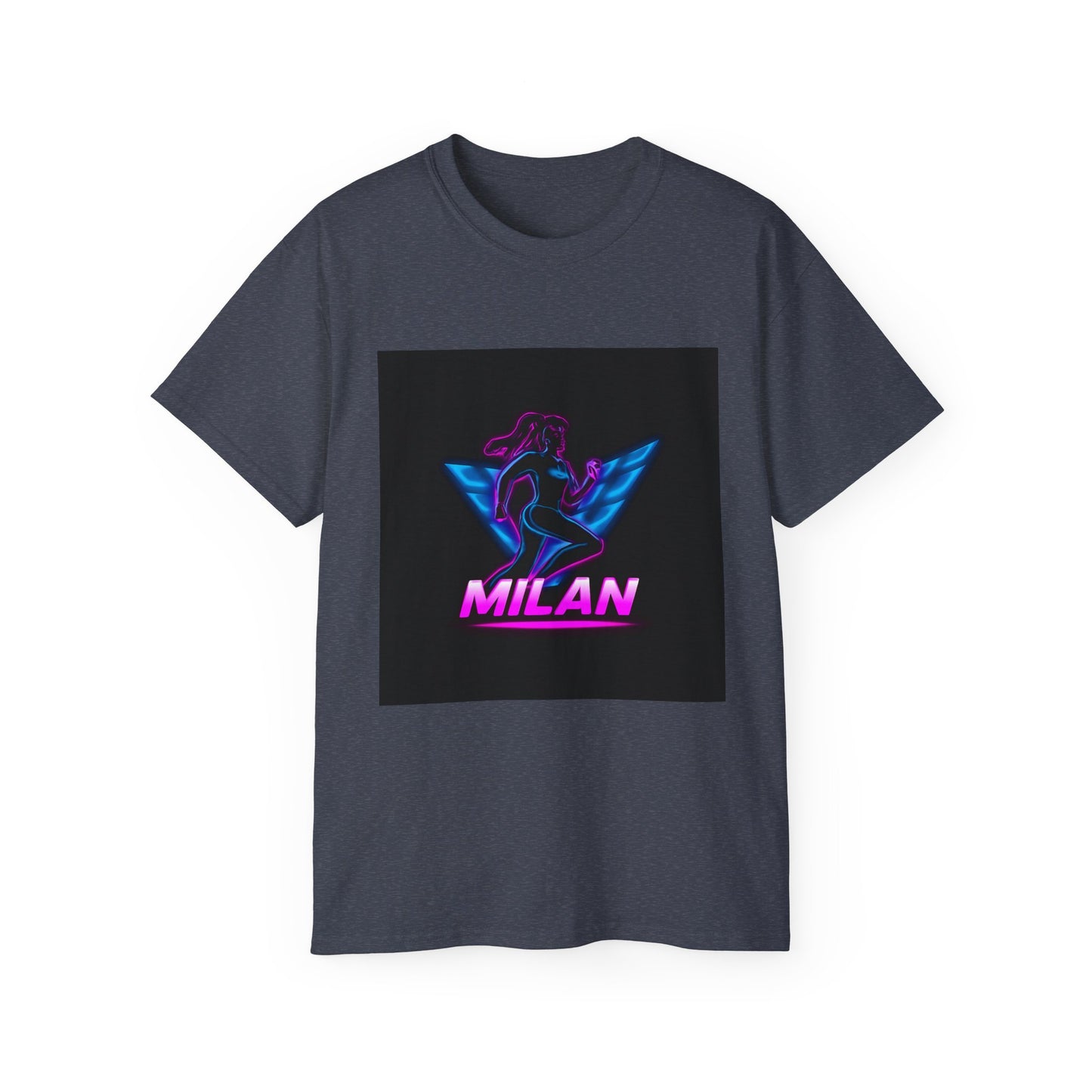 Milan Graphic Tee, Unisex Ultra Cotton T-Shirt, Retro Sportswear, Casual Streetwear, Birthday Gift, Unique Fashion Statement