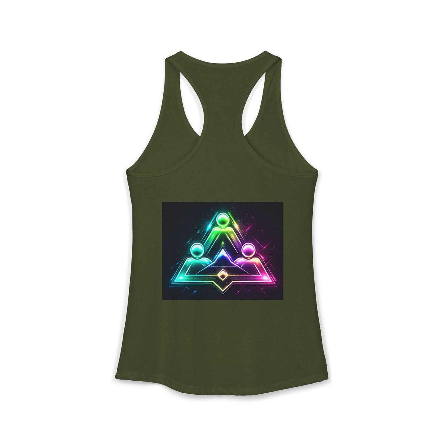 True strength don’t need numbers Women's Ideal Racerback Tank