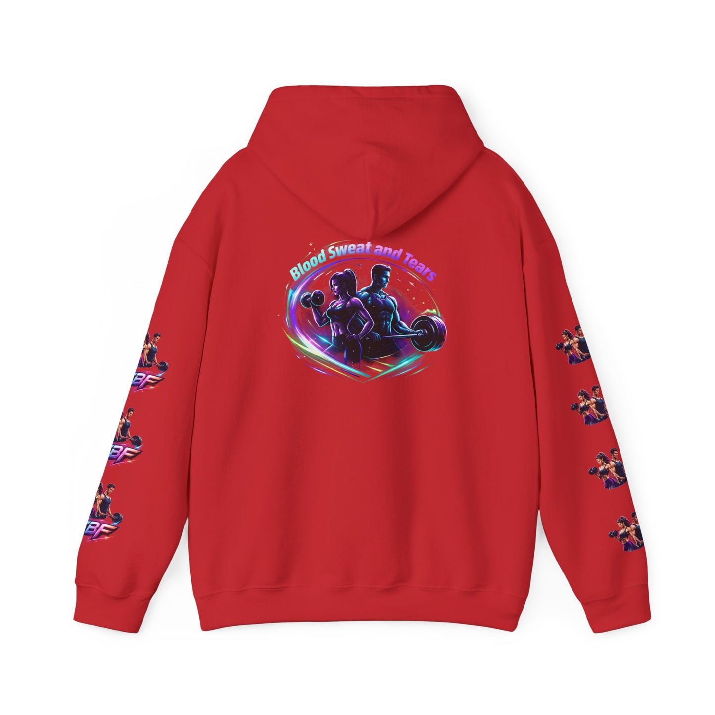 Weightlifting Hoodie — "Blood, Sweat and Tears" Fitness Pullover