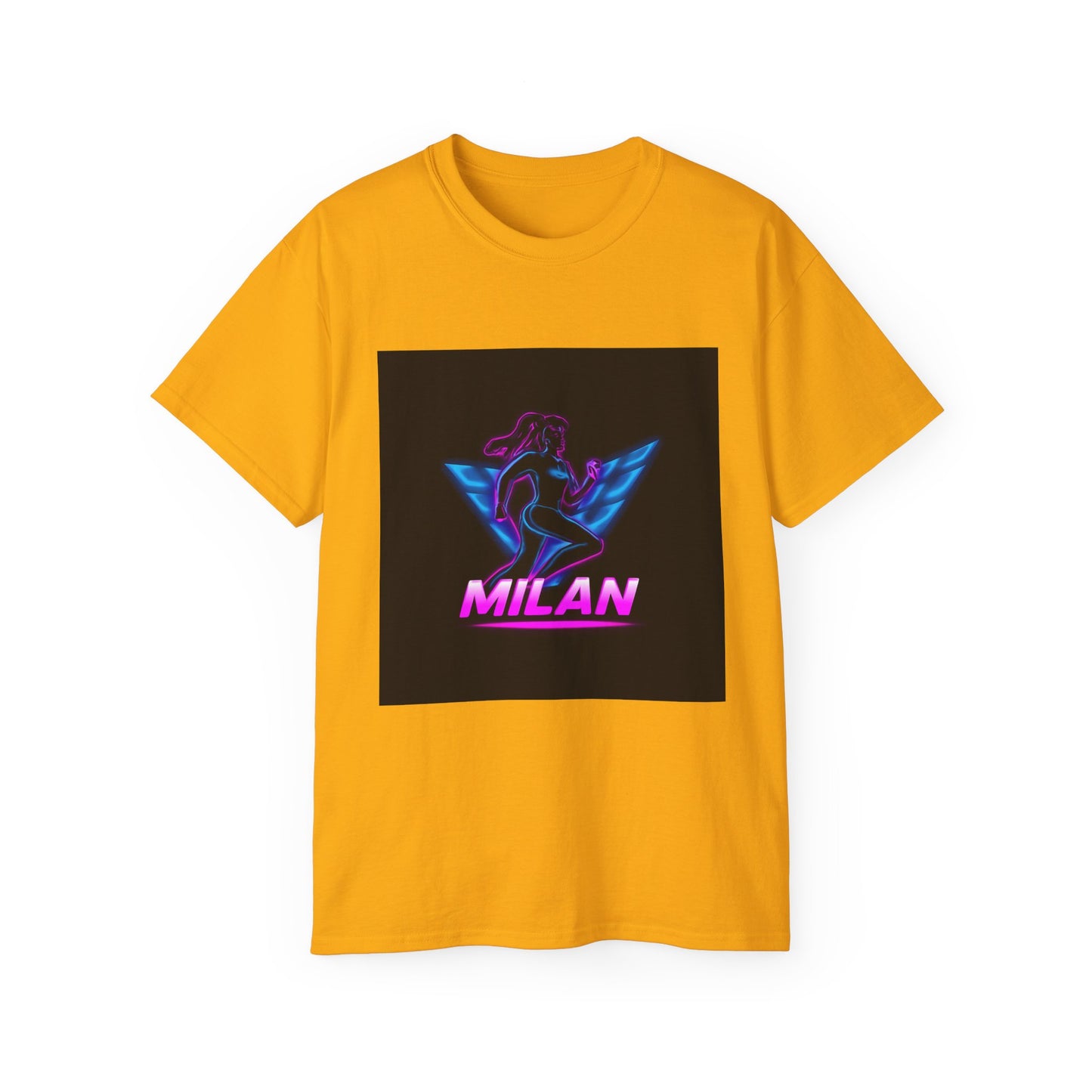 Milan Graphic Tee, Unisex Ultra Cotton T-Shirt, Retro Sportswear, Casual Streetwear, Birthday Gift, Unique Fashion Statement