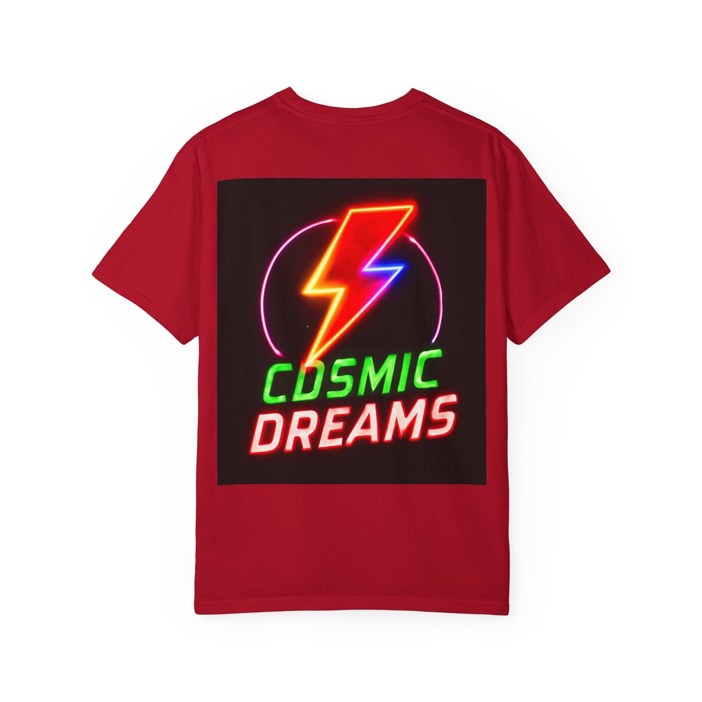 Vibrant Unisex Graphic T-Shirt, Cosmic Dreams Tee, Retro Neon Shirt, Stylish Casual Wear, Gift for Gamers & Dreamers