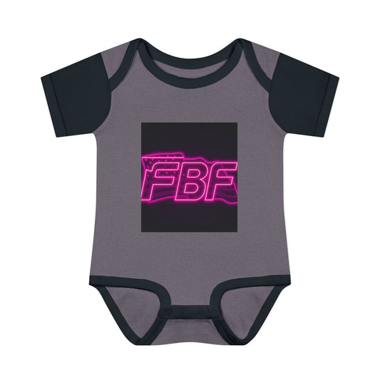 Neon Baby Bodysuit for Trendy Infants, Cool Graphic Onesie, Unique Baby Gift, Personalized Baby Outfit, Modern Infant Apparel