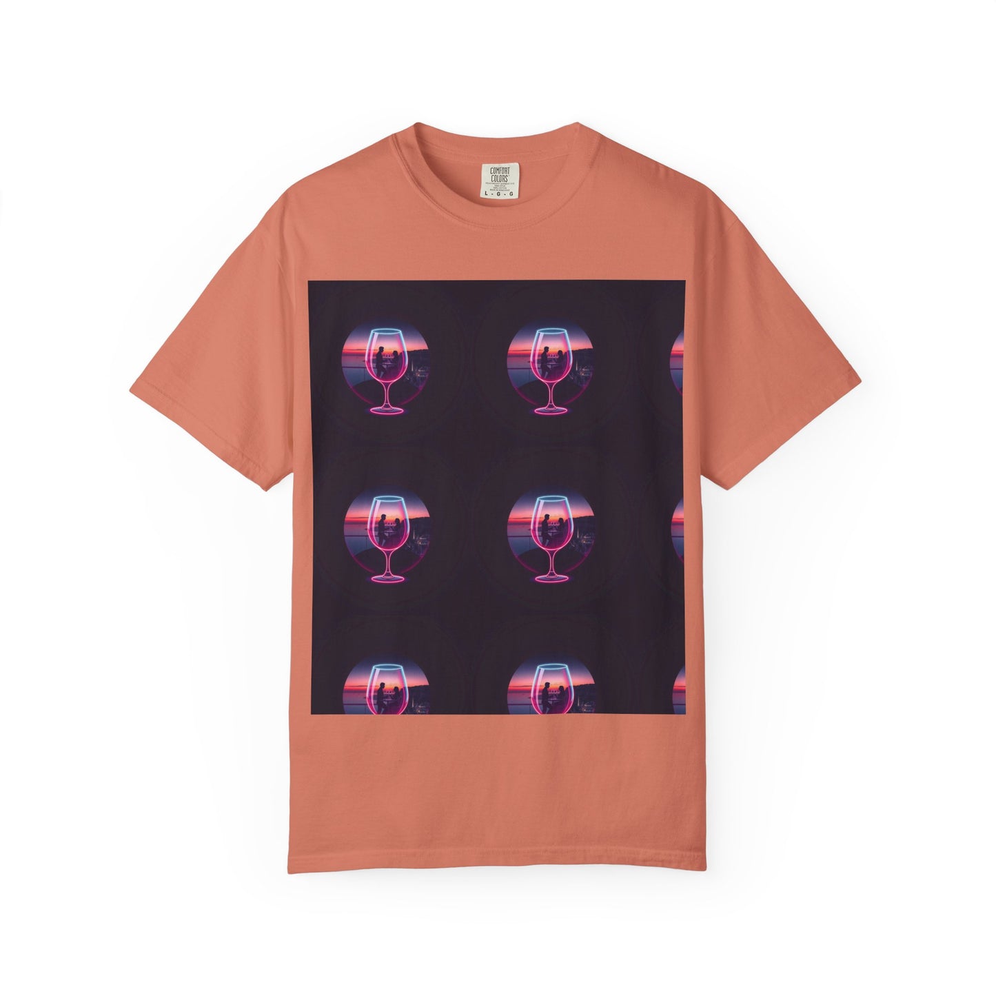 Retro Sunset Glasses T-Shirt, Unisex Garment-Dyed Tee for Casual Wear, Vintage Aesthetic Shirt, Gift for Friends, Summer Vibes Tee, [...]