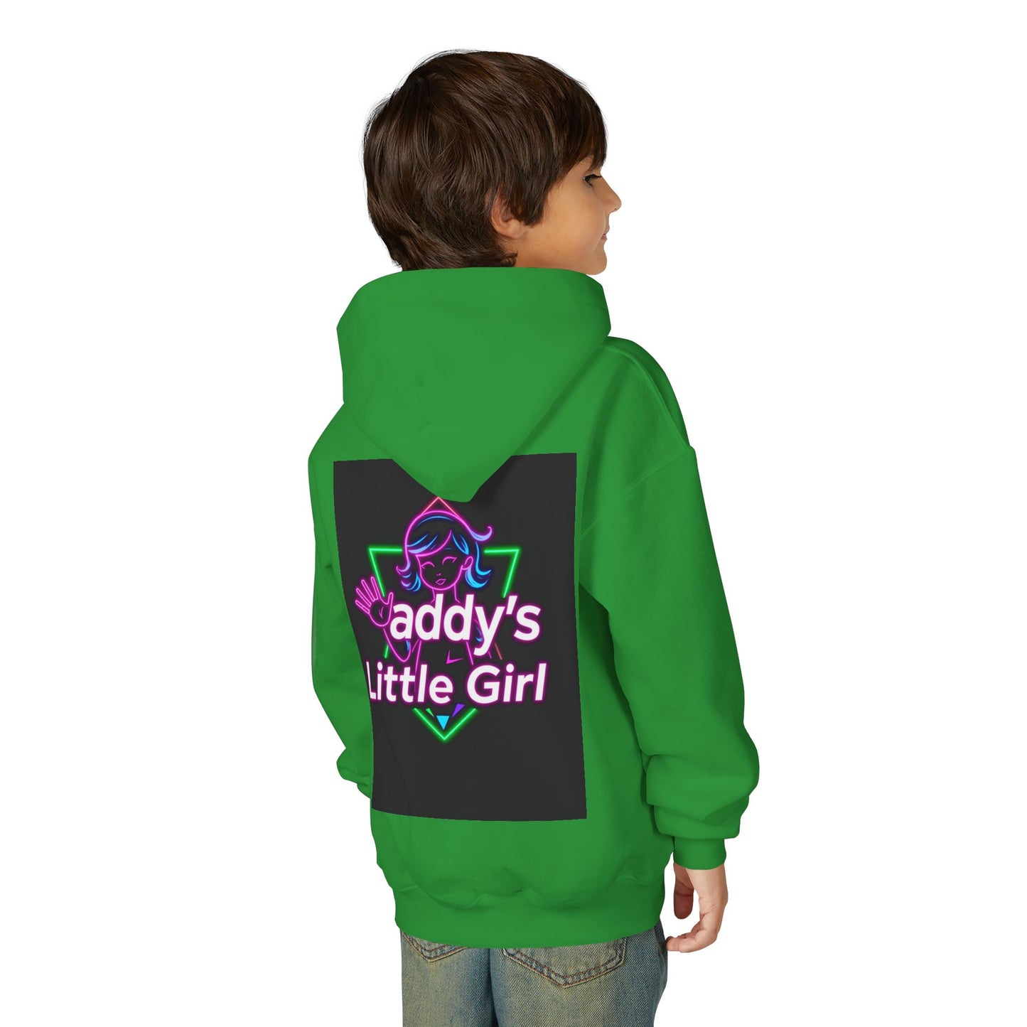 Daddy's Little Girl Hoodie, Cozy Youth Sweatshirt, Cute Gift for Dads, Kids Sweatshirt, Family Celebration Apparel