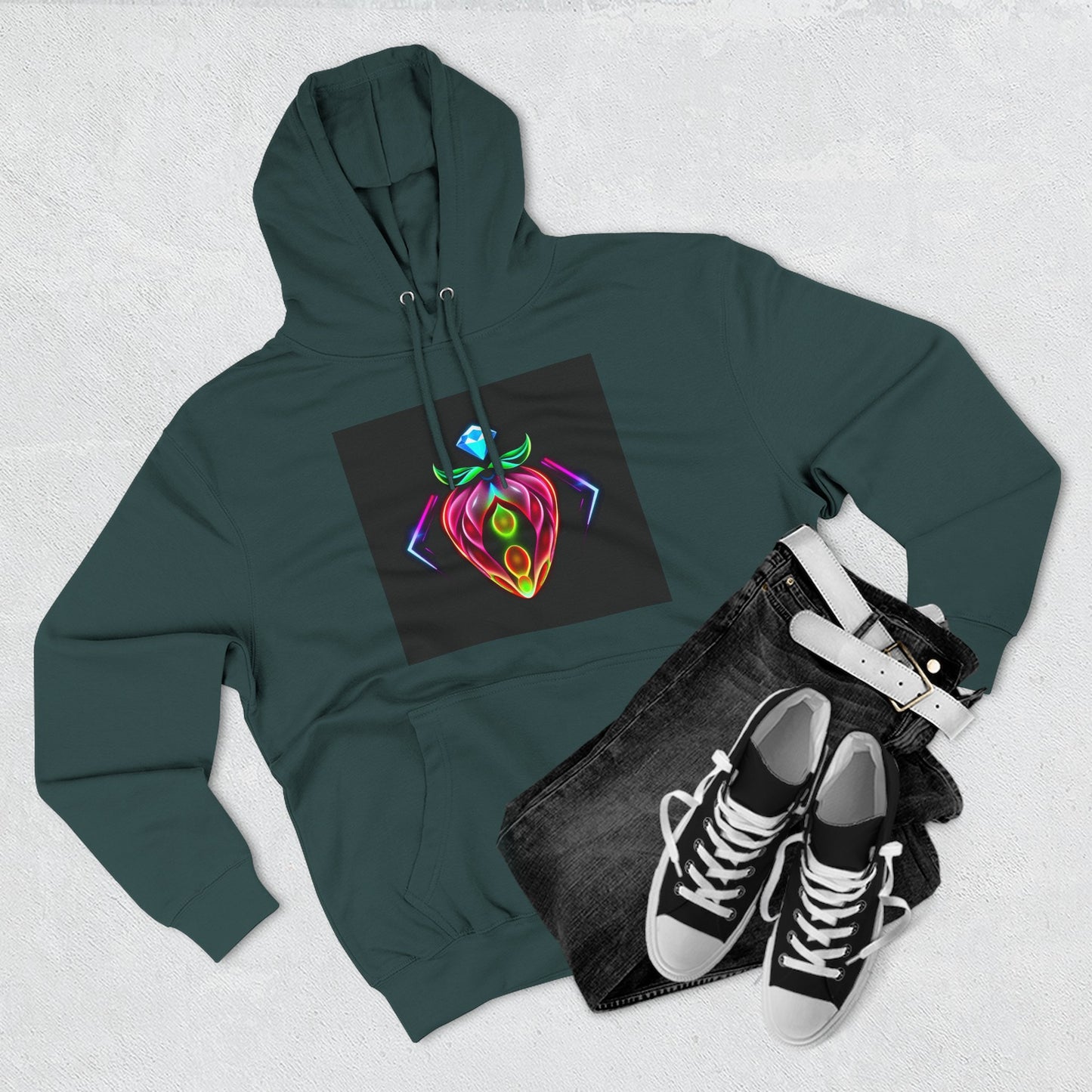 Vibrant Art Hoodie, Colorful Fleece Hoodie, Unique Sweatshirt, Artistic Gift, Cozy Layer for Every Occasion
