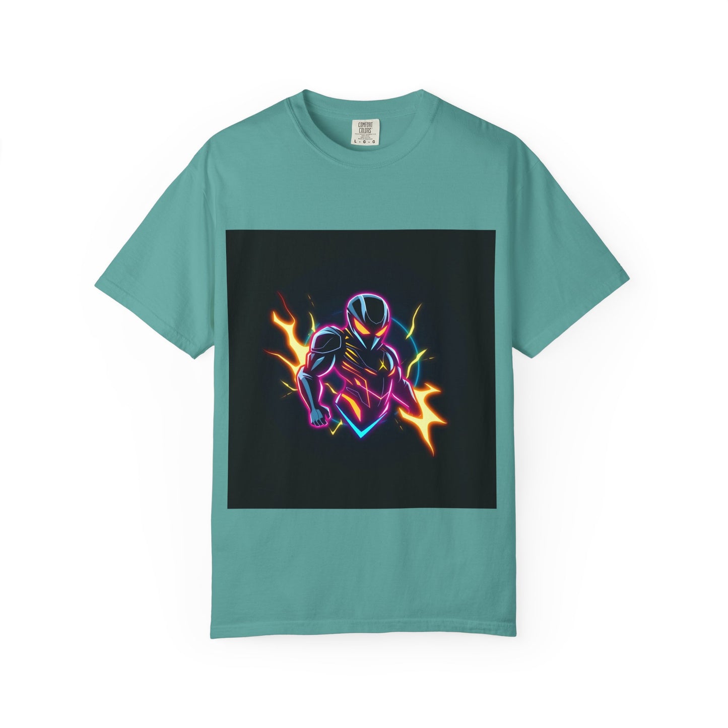 Vibrant Unisex Graphic T-Shirt, Cosmic Dreams Tee, Retro Neon Shirt, Stylish Casual Wear, Gift for Gamers & Dreamers