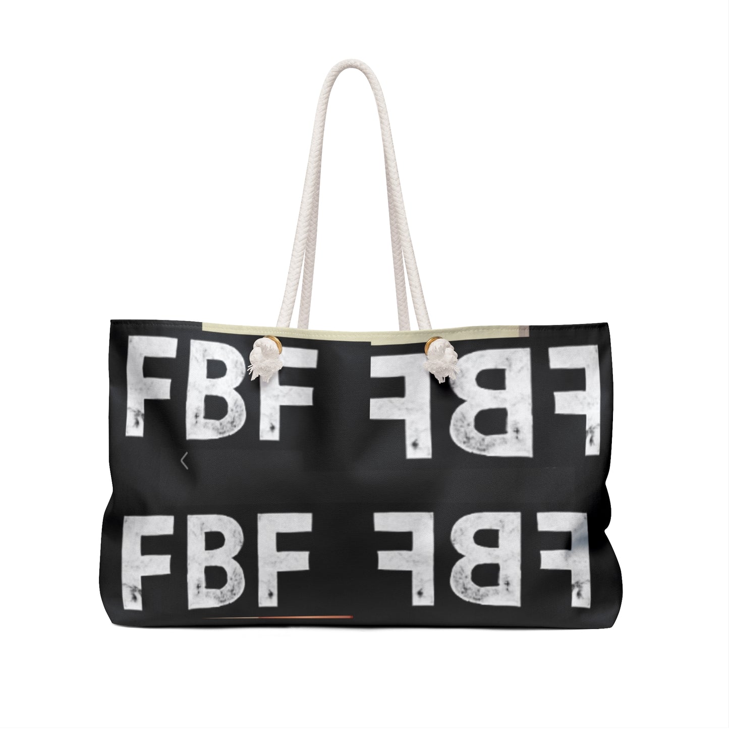 Stylish Weekender Bag with Bold Graphic Design - Perfect for Travel & Beach Getaways
