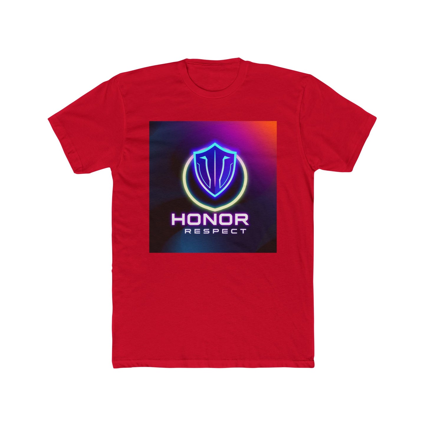 Unisex Cotton Crew Tee with Honor Respect and Role Model Design - Ideal for Gifts, Casual Wear, Appreciation Events, and Motivational Days