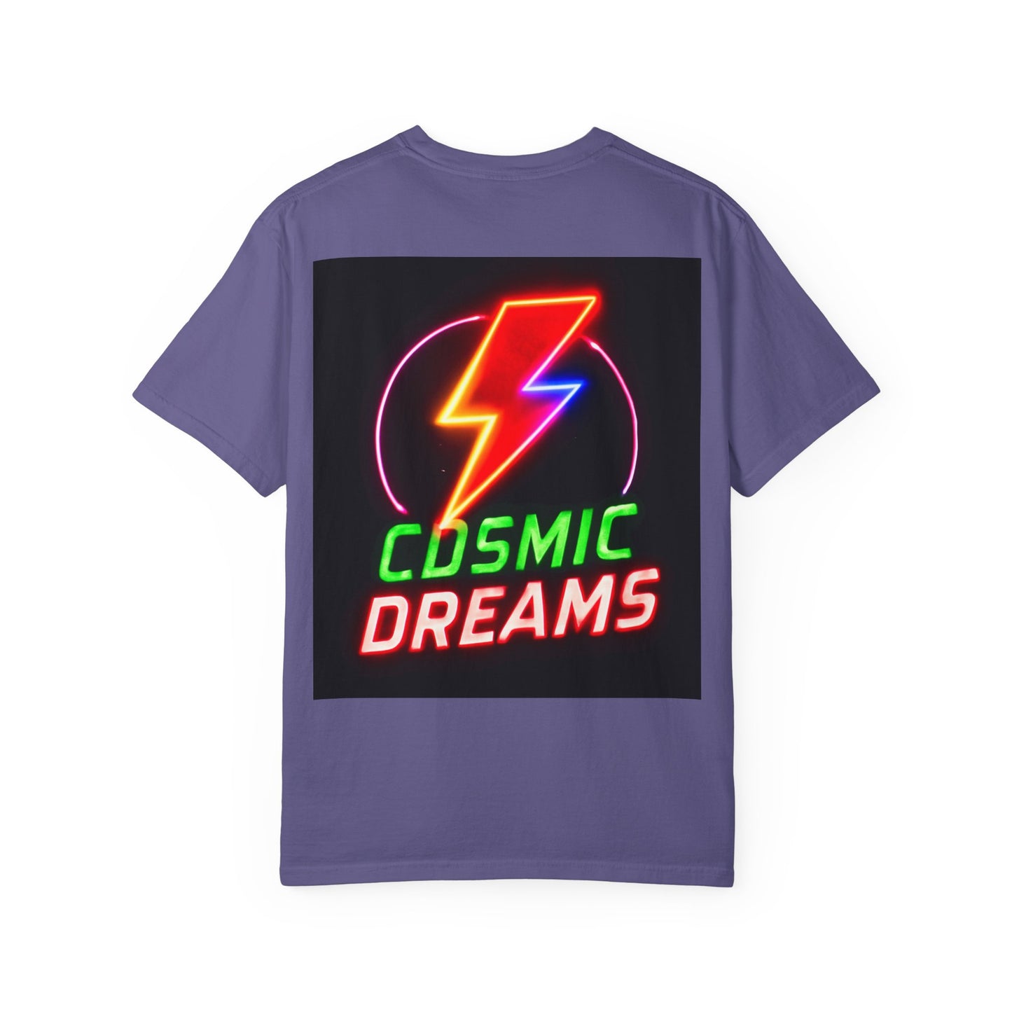 Vibrant Unisex Graphic T-Shirt, Cosmic Dreams Tee, Retro Neon Shirt, Stylish Casual Wear, Gift for Gamers & Dreamers