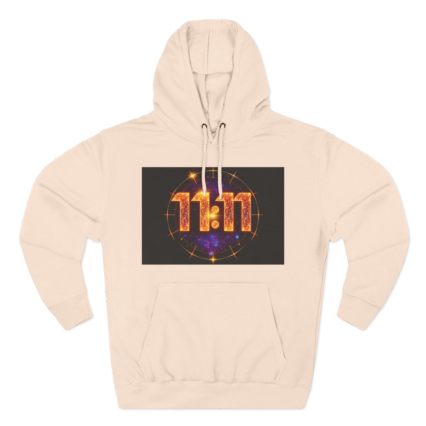 Fleece Hoodie with 11:11 & Superstar Birthrite Design, Cozy Sweatshirt for Spirituality, Affirmations, Astrology Gifts, Unisex Hoodie